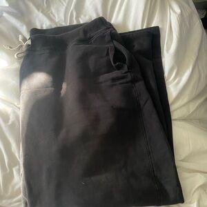 Black sweat pants